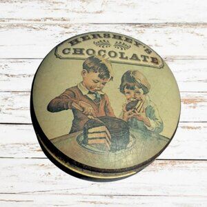 Vintage Hershey's Chocolate Tin made in England 1982